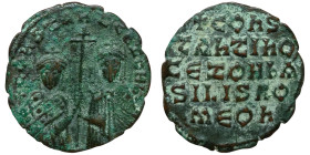 Roman Coins, Constantin VII , Follis, n.d, Constantinople, Ae. 4,77 g, Sear 1758, VF