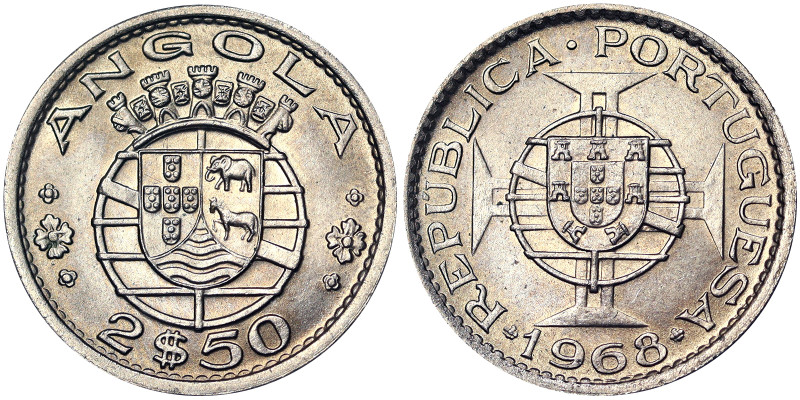 Angola, 2,50 Escudos, 1986, Ni. 3,40 g, KM 77, UNC