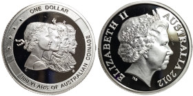 Australia, Elizabeth II , 1 Dollar, 2010, 100th Anniversary of Australian Coins. Ag.999 11,66 g, KM 1495a, PROOF