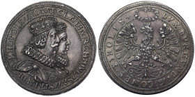 Austria, Leopold V , 2 Taler, n.d, Hall, Variant. Ag. 56,35 g, DAV 3331, XF