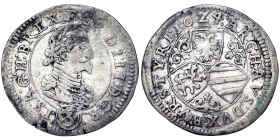 Austria, Ferdinand II , 3 Kreuzer, 1624, Graz, Ag. 1,64 g , Herinek 1075, VF-