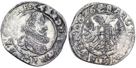 Austria, Ferdinand II , 3 Kreuzer, 1626, Prague, Ag. 1,64 g , Herinek 1145, VF