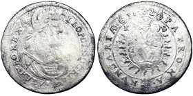 Austria, Leopold I , XV Kreuzer, 1662, Kremnitz, Ag. 5,32 g, Herinek 1033, F+