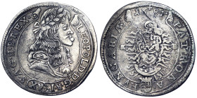 Austria, Leopold I , XV Kreuzer, 1684, Kremnitz, Ag. 6,23 g, Herinek 1051, VF+