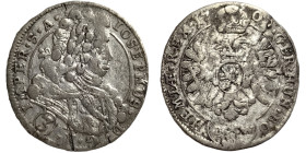 Austria, Joseph I , 3 Kreuzer, 1709, Kuttenberg, BW. Ag. 1,45 g , Herinek 211, F