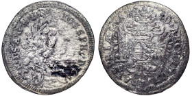 Austria, Joseph I , 3 Kreuzer, 1710, Ag. 1,23 g , Herinek-, F-