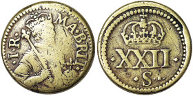 Great Britain, James I , Monetary weight of the "Unite", Ae. 9,90 g, S&M 13, VF