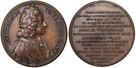 Great Britain, William Wake, Archbishop of Canterbury (1716-1737), Medal, 1725, Opus: Jean Dassier. Series of protestant reformers. Ø 42 mm. Cu. 34,80...