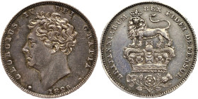 Great Britain, George IV , 6 Pence, 1826, London, Ag.925 3,00 g, KM 691, XF