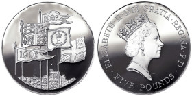 Great Britain, Elizabeth II , 5 Pounds, 1996, London, Ag.925 28,28 g , KM 974a, PROOF