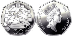 Great Britain, Elizabeth II , 50 Pence, 1992, London, Ag.925 13,50 g , KM 963a, PROOF
