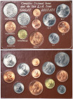 Great Britain, Elizabeth II , Set, 1967, Complete decimal issue, KM MDS-, UNC