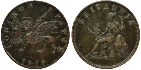 Greece, Ionian Islands, British Admin, 1 Obol, 1819, Cu. 9,40 g Rare, KM 32, VF+