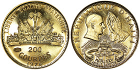 Haiti, 200 Gourdes, 1974, Au.900 2,91 g, KM 115, PROOF