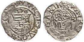 Hungary, Rudolf II , Denar, 1576, Kremnitz, Ag. 0,48 g, VF