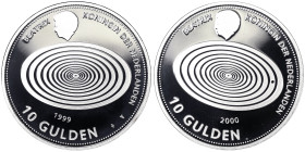 Netherlands, Beatrix , 10 Gulden, 1999, Millennium. Ag.800 15,00 g, KM 228, PROOF