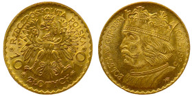 Poland, 10 Zlotych, 1925, Au.900 3,22 g, Fr. 116, UNC