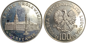 Poland, 100 Zlotych (Pattern), 1975, Royal Castle in Warsaw. Ag.625 16,50 g, KM Pr246, PROOF