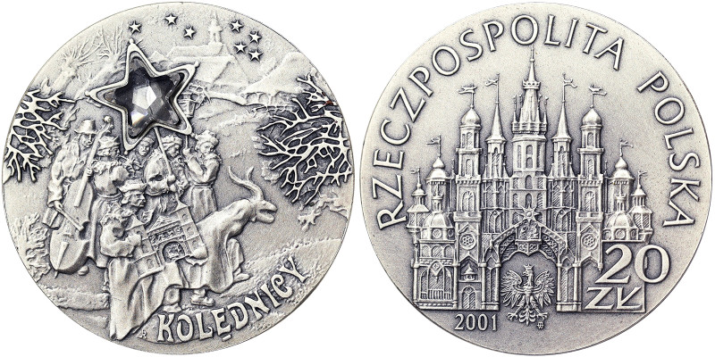 Poland, 20 Zlotych, 2001, The Polish Calender of Traditional Customs. With Cyrco...