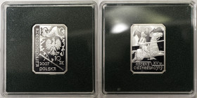 Poland, 10 Zlotych, 2007, The Mounted Knight. Ag.925 14,14 g. With original case, Y 602, PROOF