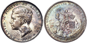 Portugal, Carlos I , 500 Reis, 1910, Ag.917 12,50 g, KM 557, VF+
