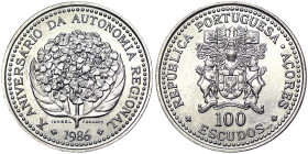 Portugal, 100 Escudos, 1986, Ni. 16,50 g, KM 45, UNC