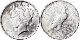 United States, 1 Dollar (Peace 1921-1935), 1922, Phildelphia, Ag.900 26,73 g , KM 150, A.UNC