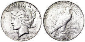 United States, 1 Dollar (Peace 1921-1935), 1923, San Francisco, Ag.900 26,73 g , KM 150, VF