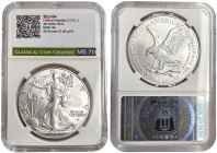 United States, 1 Dollar, 2022, Phildelphia, Ag.999 1 Oncia / 1 Oz, KM 746, Classical Coin Grading MS 70