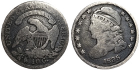 United States, 10 Cents (Capped bust 1815-1838), 1835, Phildelphia, Ag. 2,40 g, KM 42, VF-
