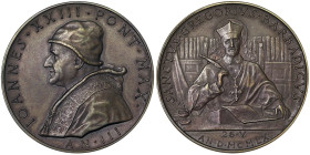 Vatican City, Giovanni XXIII , Medal, 1960, Rome, Year III. Opus: Mistruzzi. Ø 44 mm. Ae. 33,53 g , Rinaldi 155, A.UNC