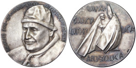 Vatican City, Giovanni XXIII , Extraordinary medal, 1962, Rome, Convocation of the Second Vatican Ecumenical Council. Opus: G.Manzù. Ø 35 mm. Ag.1000 ...