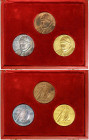 Vatican City, Giovanni XXIII , 3 Extraordinary Medals for the convocation of the Second Vatican Ecumenical Council, 1962, Opus: G. Manzù. Ø 35 mm. (Au...