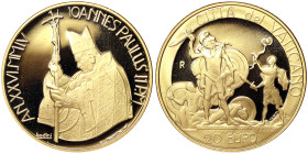Vatican City, Giovanni Paolo II , 20 Euro, 2004, Rome, The roots of faith: David and Goliath. Automatically translated. Mintage: 3.050 pcs. Au.917 6,0...