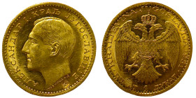 Yugoslavia, Alexander I , 1 Ducat, 1931, Au.986 3,48 g Rare, KM 12, UNC