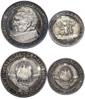 Yugoslavia, Lot 2 pcs, 50 Dinara 1968, 20 Dinara 1968. 25th Anniversary of Republic. Ag.925 Total weight: 29,00 g, KM 50, 49, UNC