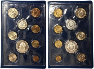 Yugoslavia, Set, 7 coins 1973 + 50 and 20 Dinars 1968 in silver, UNC