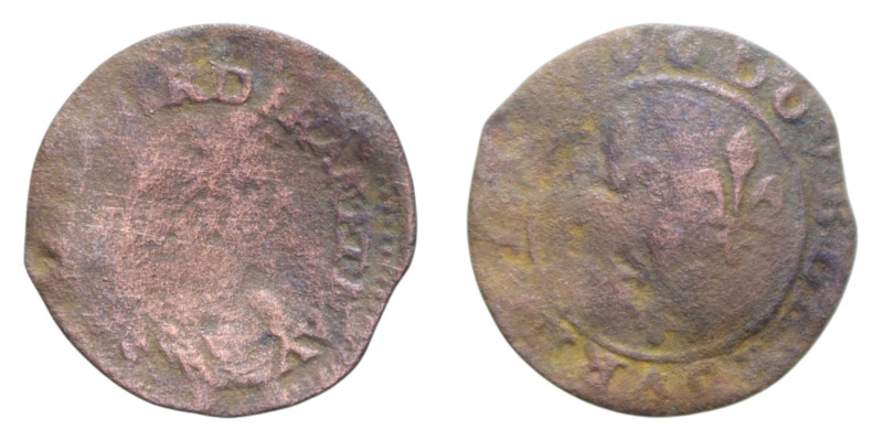 FRANCIA DOPPIO TORNESE DA IDENTIFICARE CU. 1,75 GR.