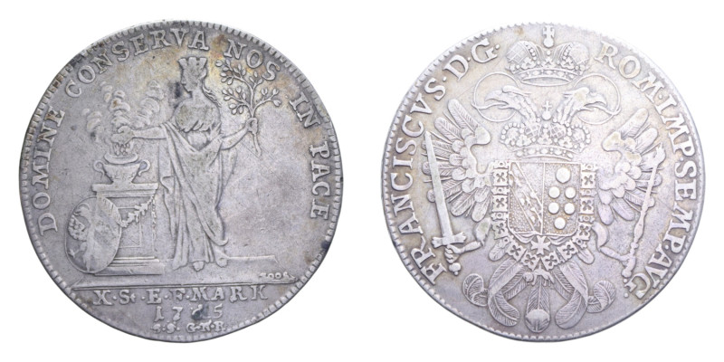 GERMANIA NURNBERG FRANCESCO I THALER 1765 AG. 27,77 GR. BB