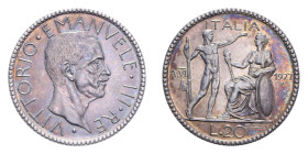 VITT. EMANUELE III (1900-1943) 20 LIRE 1927 LITTORE AG. 14,96 GR. qSPL