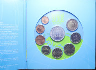 NUOVA MONETAZIONE (1972-OGGI) SERIE IN EURO 2008 CON 5 EURO IN AG. IN CONFEZIONE FDC