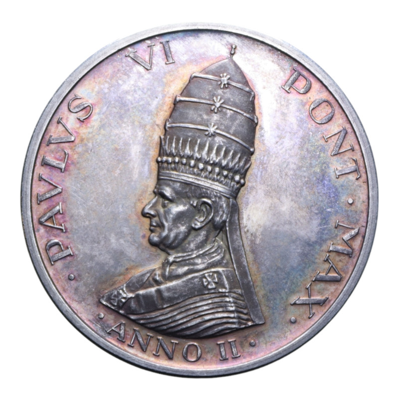 MEDAGLIA PAOLO VI AN. II AG. 37,4 MM. 20,47 GR. SPL
