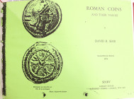 ROMAN COINS - DAVID R. SEAR - 1974 - 376 PP - BUONO (CATALOGO RILEGATO E FOTOCOPIATO DALL'ORIGINALE)