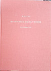 MONNAIES BYZANTINES - R. RATTO - 1974 - 151 PP - BUONO STATO