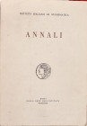 ANNALI - ISTITUTO ITALIANO DI NUMISMATICA - 1983 - 263 PP - BUONO STATO