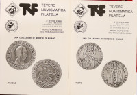 UNA COLLEZIONE DI MONETE DI MILANO - TEVERE NUMISMATICA - TESTO E TAVOLE - STATO MOLTO BUONO