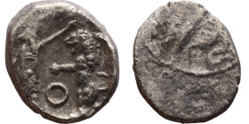 Phoenicia, Obol, Sidon (375-333 BC) Obverse: Galley l.; legend in Phoenician, Reverse. Persian king battling lion