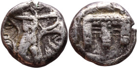 Phoenicia, Obol, Sidon (375-333 BC) Obverse: Galley l.; legend in Phoenician, Reverse: Archer