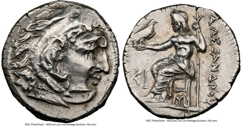 MACEDONIAN KINGDOM. Alexander III the Great (336-323 BC). AR drachm (17mm, 4.27 ...