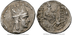 ARMENIAN KINGDOM. Tigranes II the Great (95-56 BC). AR tetradrachm (29mm, 15.52 gm, 12h). NGC XF 4/5 - 3/5. Tigranocerta, ca. 80-68 BC. Diademed and d...